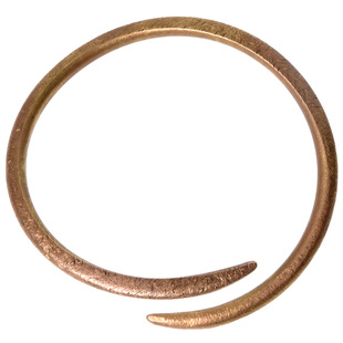 原创手工简约铜手镯女 复古个性设计手环男 百搭潮酷手饰品情侣款