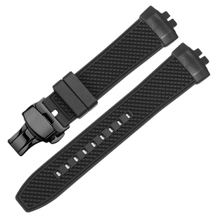 氟橡胶手表带适配卡西欧小方块GBD-200SM/UU登山系列改装表带男22