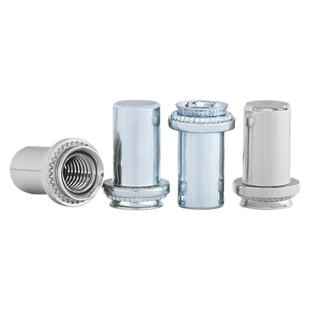 不锈钢防水螺母柱BS-M3M4M5M6M8-0/1/2 压铆螺柱盲孔密封封闭螺母