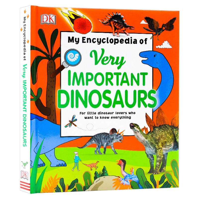 DK恐龙小百科 英文原版 精装 My Encyclopedia of Very Important Dinosaurs 恐龙科普认知图画书 精装 英文版 进口原版英语书籍