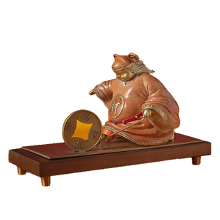 财神爷摆件财源滚滚客厅办公室工位好物天官赐福开业乔迁新居礼品