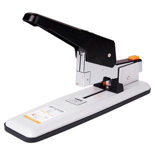 得力大号省力重型订书机财务办公用省力订书机加厚装订器100/120/210页厚层长臂订书器大订书钉