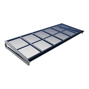 铝合金雨棚户外防雨棚新型耐力板雨棚屋檐家用别墅庭院院内遮阳棚