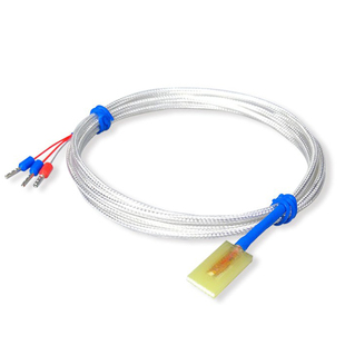 Pt100绝缘树脂贴片铂热电阻测温探头电机线圈表面铜排温度传感器