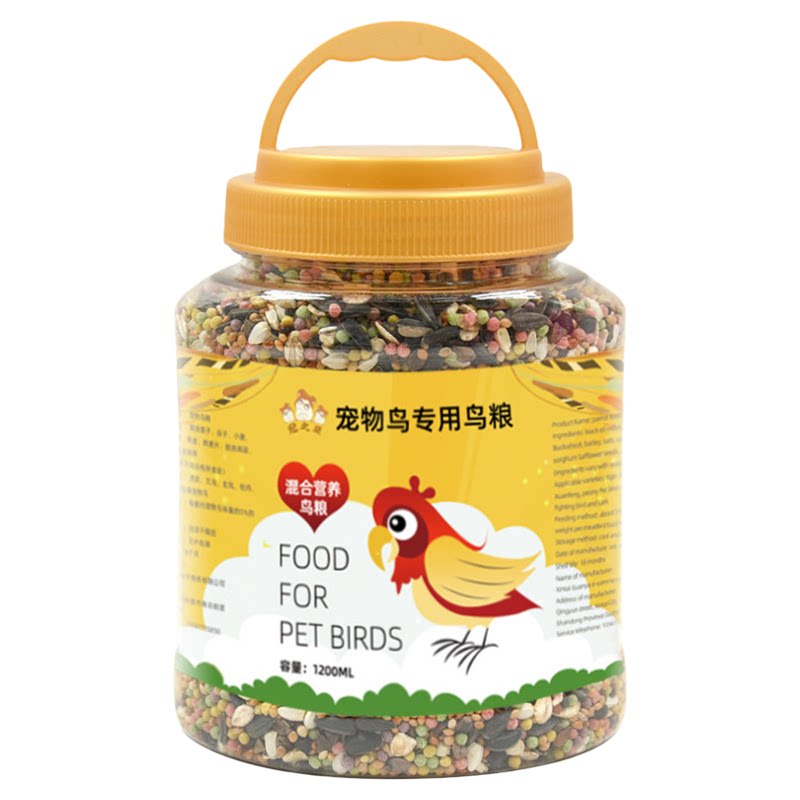 鹦鹉鸟粮虎皮鹦鹉饲料营养混合粮