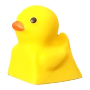 小鸭子键盘按动鸭叫鸭鸭键盘机械键盘声键盘客制化创意小黄鸭键盘