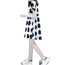 欧洲站夏款宽松显瘦波点潮流娃娃裙1