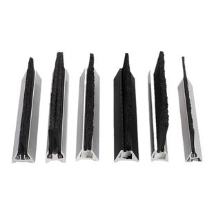 商场电梯毛刷 自动扶梯单排双排毛刷 铝合金防夹阻燃毛刷 包邮