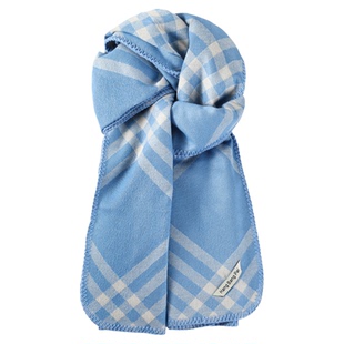 围巾女款2025新款冬加厚配大衣高级感复古格纹锁边仿羊绒披肩两用