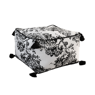 中古轻奢杨梅树坐墩新中式刺绣蒲团坐垫客厅地上懒人沙发法式靠枕