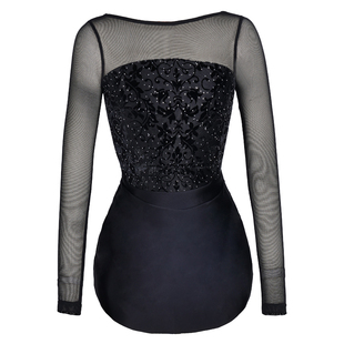 Dancebaby拉丁舞服女童2026新款练习服比赛服带钻版连衣裙舞裙D80