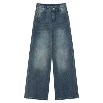 巨显瘦，腿粗终结者的阔腿牛仔裤