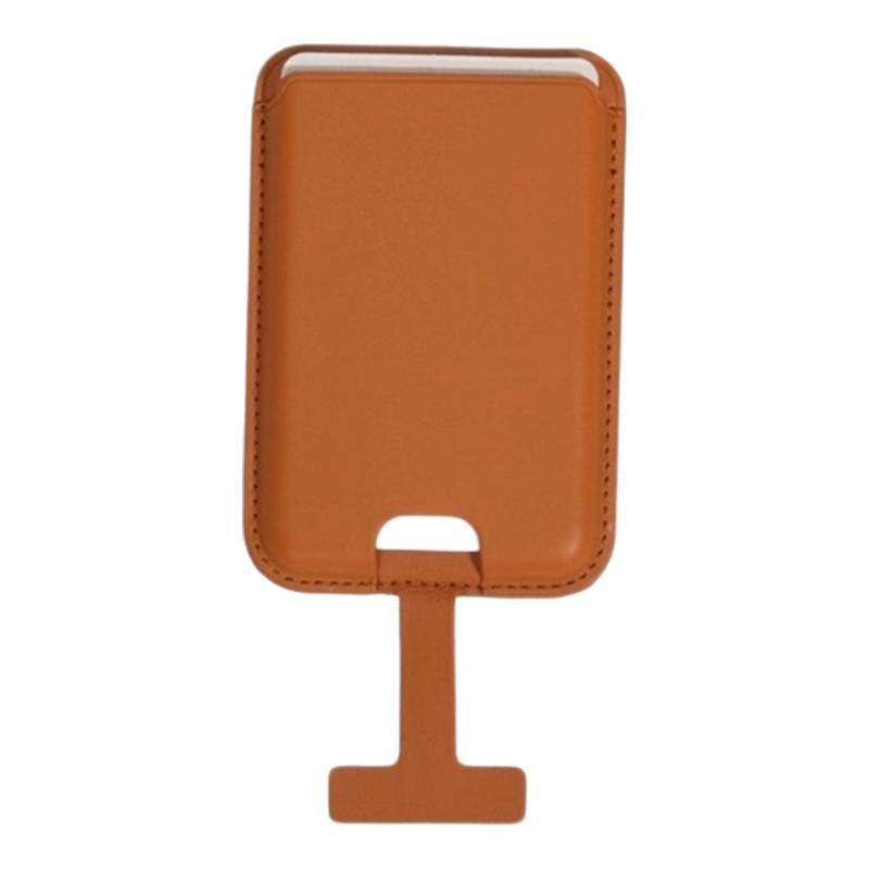 magsafe磁吸卡包手机配件高端皮质插卡强磁吸附iPhone15卡垫挂绳适用苹果16pro装卡多功能卡套身份证卡夹14