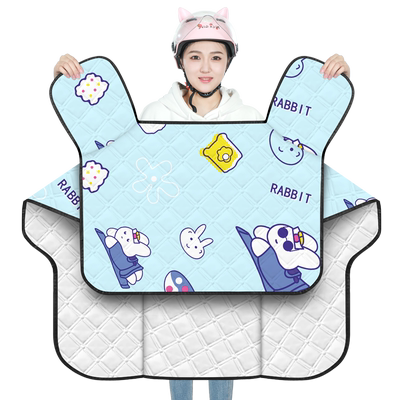 夏季电动车挡风被防晒防水四季