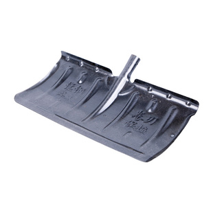 军印推雪铲带轮锰钢加厚铲雪锹除雪工具清雪神器大号推雪板除冰铲