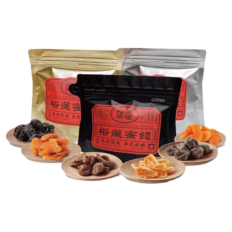 裕莲茶楼金桔蜜桃青梅杏李子80g