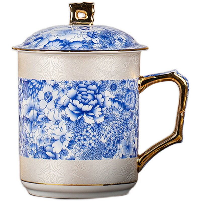 陶瓷珐琅彩高档描金轻奢风茶杯