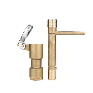 纯铜草坪快速取水阀 物业绿化浇水接口地插杆接头园林地插取水器