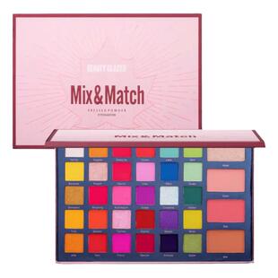 正品beauty glazed68色眼影盘cos舞台妆化妆师专用哑光珠光彩妆盘