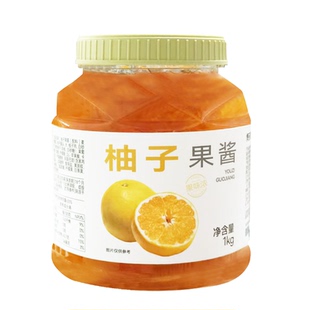 博多家园柚子果酱蜂蜜柚子茶奶茶店专用冷饮水果茶冲饮柚子酱罐装