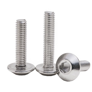 不锈钢304大伞头大扁头内六角螺钉201伞形型蘑菇头内六角螺丝M5M6