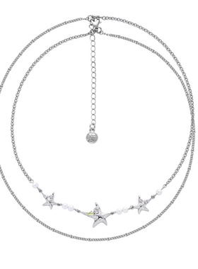 OAAS海洋镀金锆石贝壳项链手链