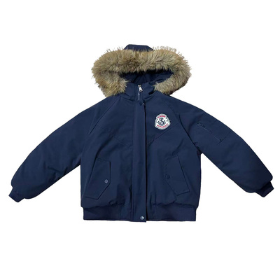 儿童装男童冬季外套2025新款羽绒棉服冬装洋气男孩加厚中大童棉衣