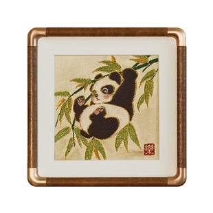 南京云锦研究所博物馆熊猫装饰摆件非遗工艺品中国特色礼物送老外