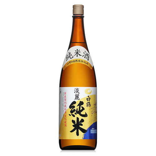 日本清酒白鹤淡丽纯米原装进口洋酒精米酿造微醺发酵酒