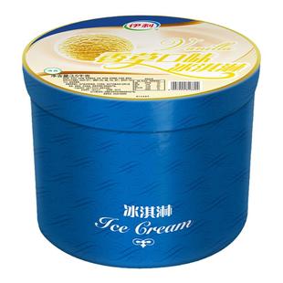 伊利冰淇淋桶装雪糕3.5kg餐饮奶茶商用大桶装香草芒果绿茶味雪糕