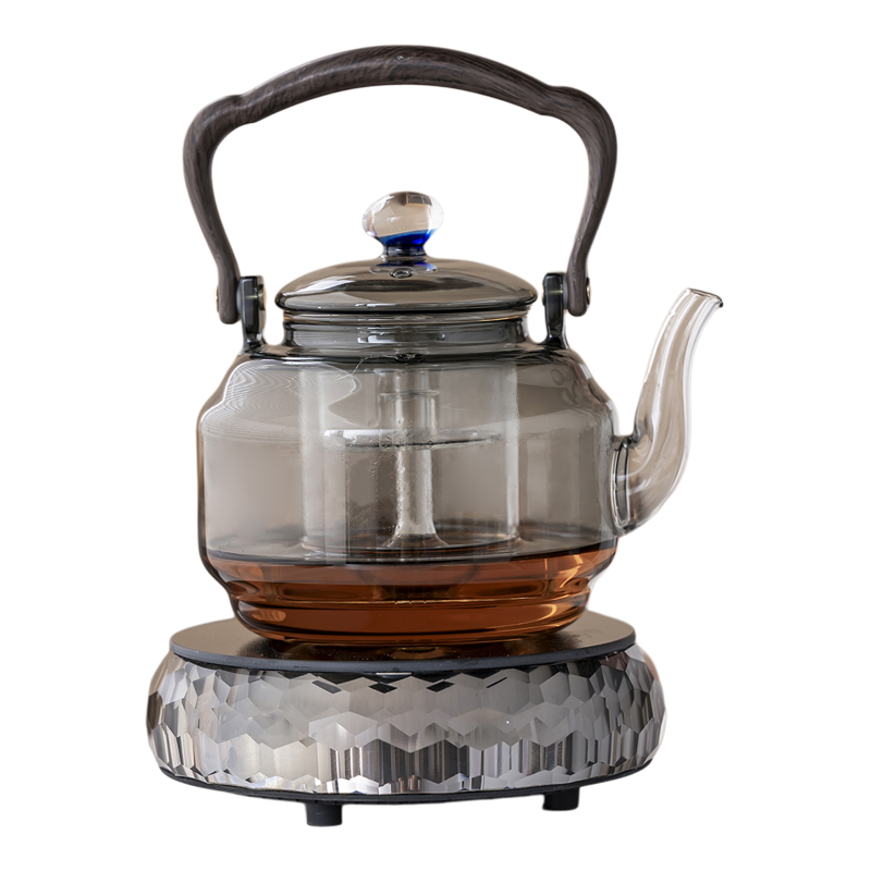 养生壶煮茶壶插旗家用高颜值水晶电陶炉玻璃烧水壶泡茶专用网红