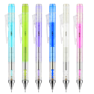 日本Tombow蜻蜓mono自动铅笔烟熏透明摇摇出铅橡皮替芯低重心小学生考试用绘图0.3/0.5活动铅大赏自动笔