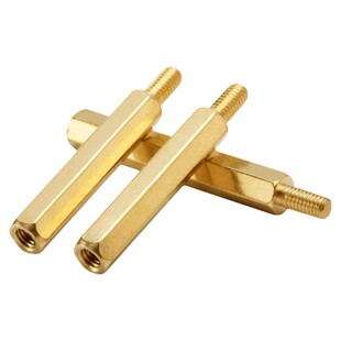 单头六角圆形阴阳铜柱主板机箱螺丝黑白尼龙隔离柱M2M3M4套装DIY