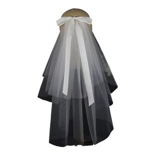 领证登记求婚网红新娘头纱 李一桐同款可爱白色拍照道具订婚头纱