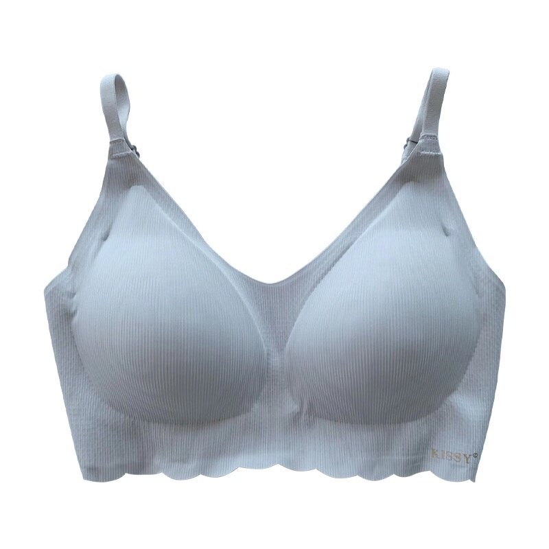 正品如吻kissy内衣女无钢圈文胸聚拢运动ruwen文胸套装无旗痕舰店