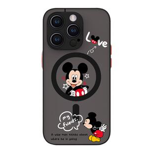 智卡奴 适用于iphone17promax手机壳magsafe磁吸15保护壳新款简约14plus防摔12迷你磨砂16por男女适用xr米奇