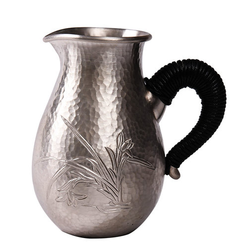 乔师傅手工 纯银999银酒壶银酒杯家用足银酒器酒具喝酒杯套装送礼