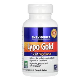 Enzymedica脂肪食物黄金消化酶胶囊促进肠胃养护缓解腹部