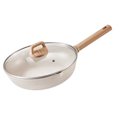 苏泊尔平底锅不粘锅家用麦饭石