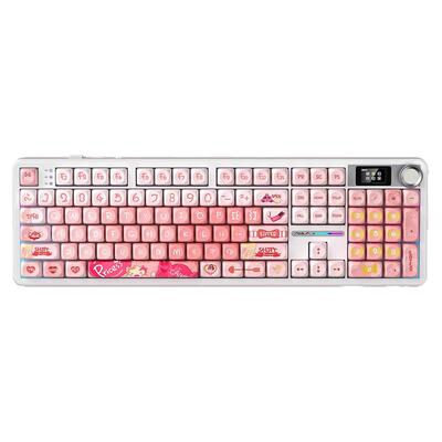 狼蛛F108pro机械键盘游戏电竞专用台式电脑通用办公静音三模108键