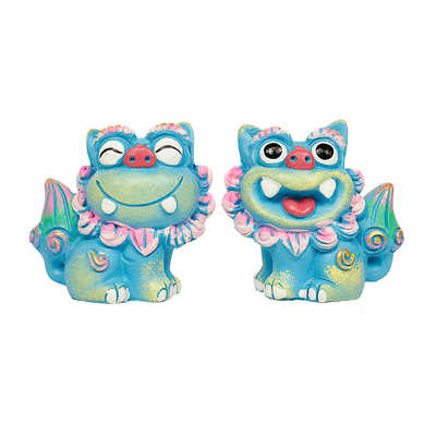 狮三百狮圆圆原创可爱礼物国风