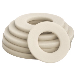 PEEK高强度塑料垫片圆形加大加厚螺丝平垫圈超薄介子耐高温耐酸碱