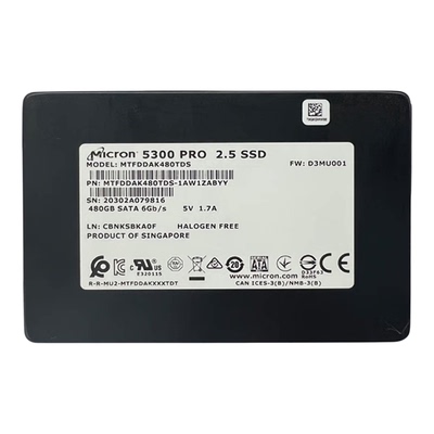 镁光5300PRO 240G 480G 960G 1.92T 3.84T 7.68T 企业级固态硬盘