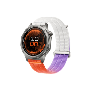 适用oppo手表watch X3表带新款X3mini云感渐变双节尼龙腕带智能x2 mini魔术贴回环编织S/Sport运动透气4pro链