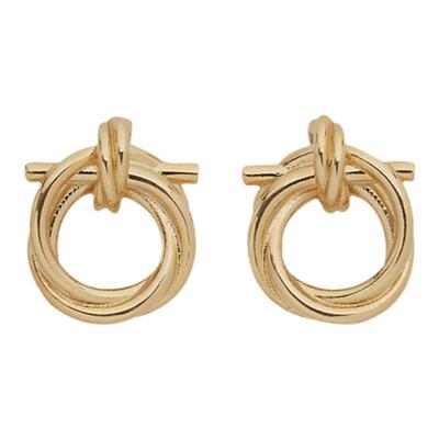 【3期免息】FERRAGAMO菲拉格慕女士异形GANCINI耳饰耳环