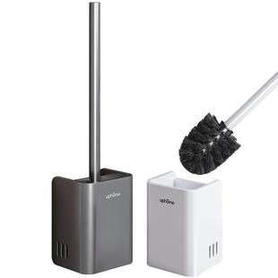 浴室马桶刷洗厕所刷子家用卫生间无死角蹲坑清洁套装壁挂式置物架