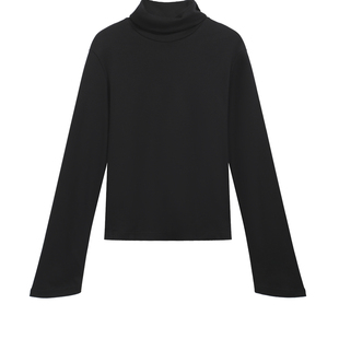 SILENTEX 300克高质匹马棉 时髦正肩修身高领打底长袖秋冬内搭