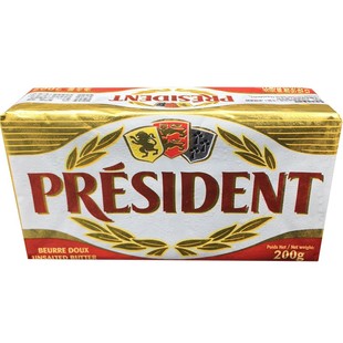 President Ubsalted Butter总统淡味无盐黄油蛋糕面包烘培动物油