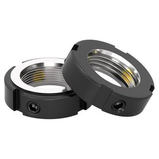 精密R型径向锁紧螺母机床防松止退主轴承丝杆锁定圆形螺帽r形并帽