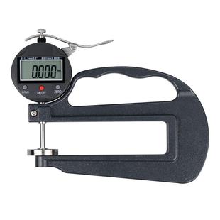 禾木大平头数显测厚仪千分尺高精度纸张板壁薄膜皮革厚度测量仪规